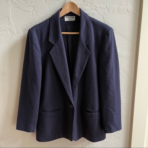 Vintage Wool Blazer Single Button Made in USA Size: 10 - Picture 8 of 9